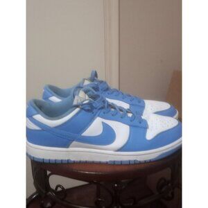 Nike Men's Dunk Low DD1391-102 Blue White Leather Lace-Up Sneaker Shoes Size 12